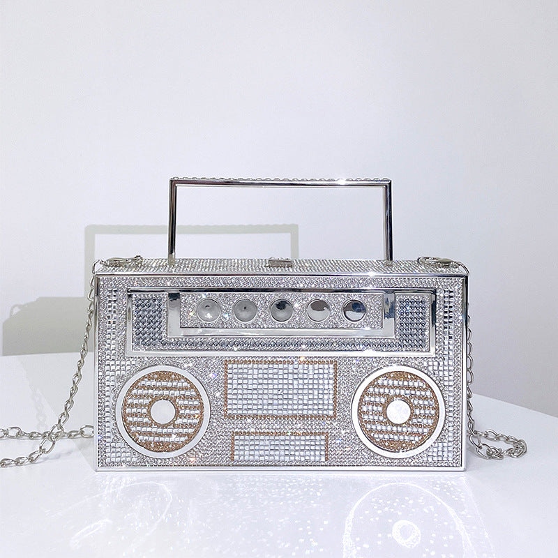 Diamond Radio Evening Clutch