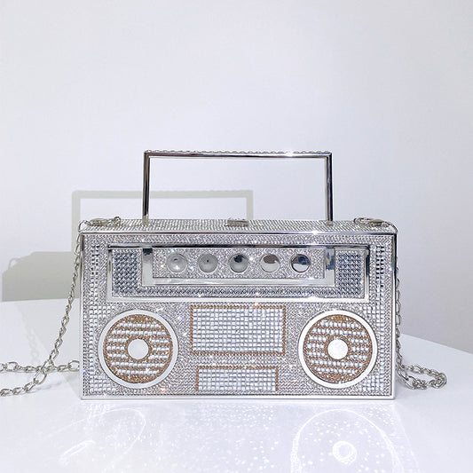 Diamond Radio Evening Clutch