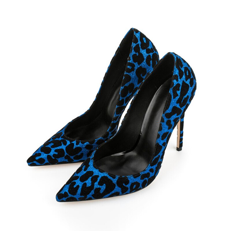 Leopard Print Pointed Toe High Heels