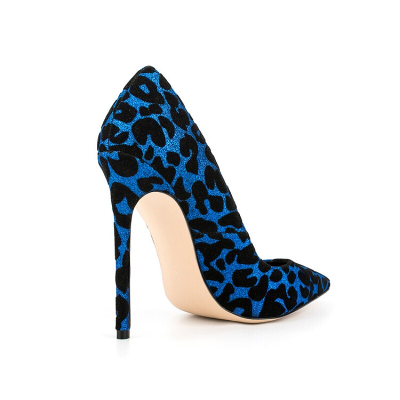 Leopard Print Pointed Toe High Heels