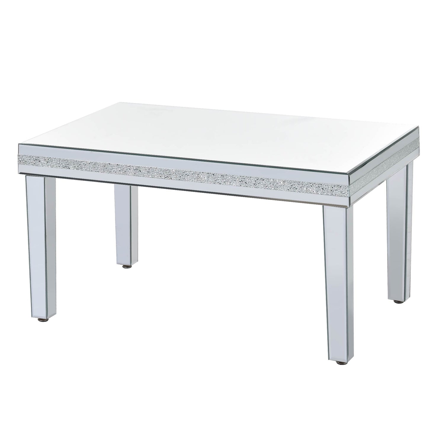 Modern Glass Mirrored Coffee Table