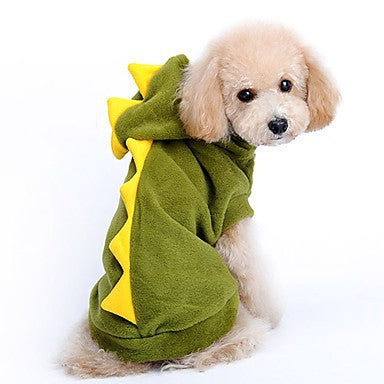 Dinosaur Shaped Dog Halloween Costume
