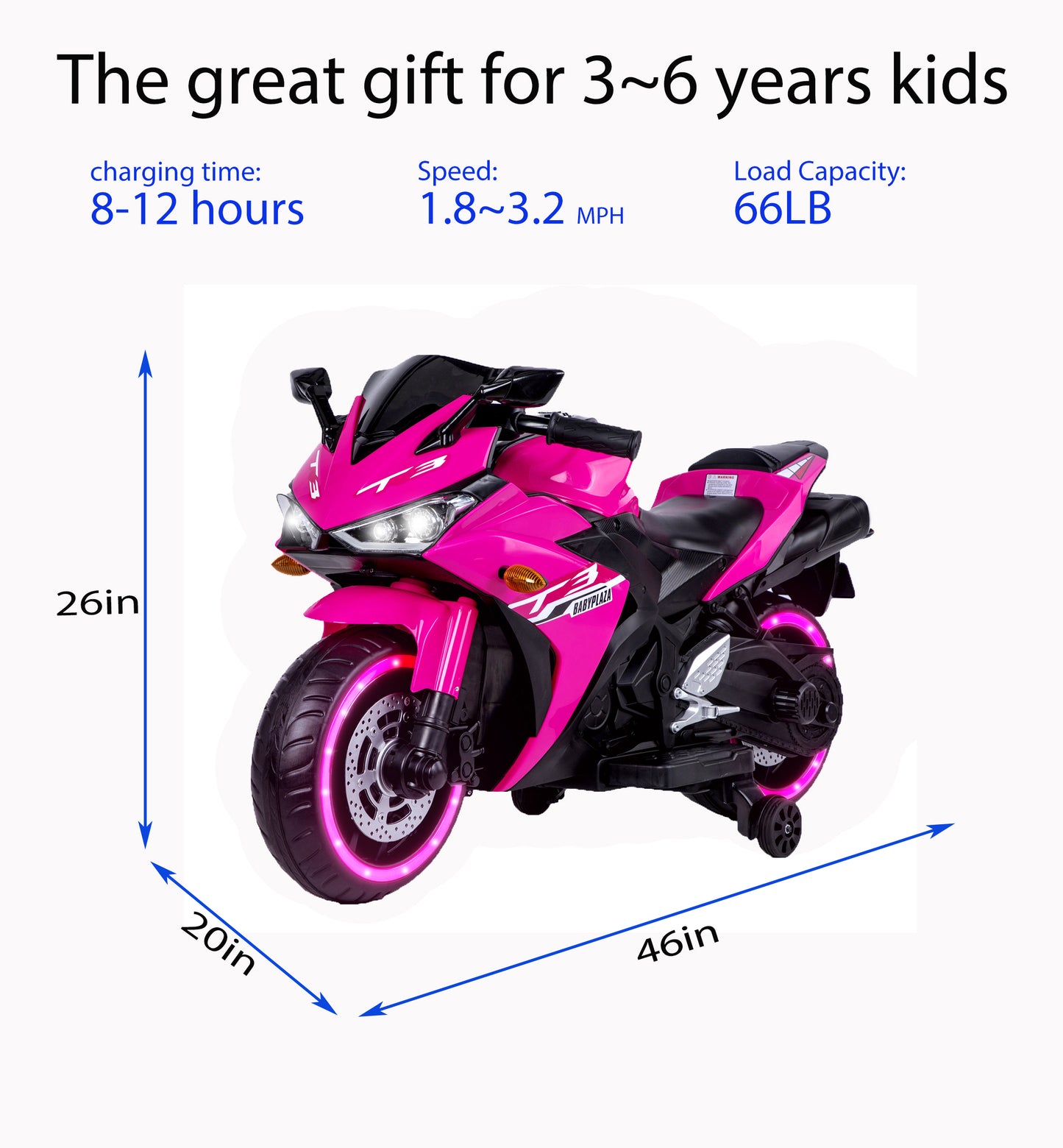 Tamco 12V Motorcycle - Pink