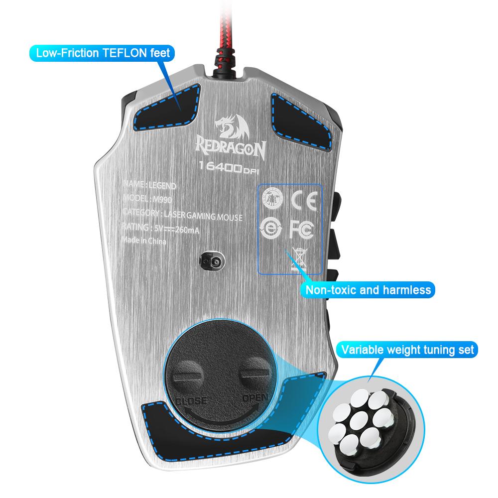 Redragon USB 16400 DPI 24 Button Wired Gaming Mouse