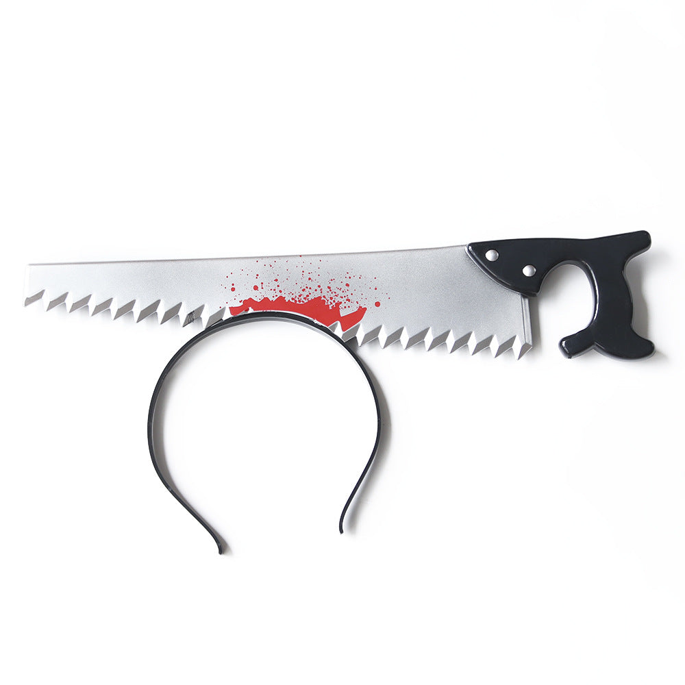 Halloween Hairpin Plastic Piercing Dish Head Buckle Cosplay Prop