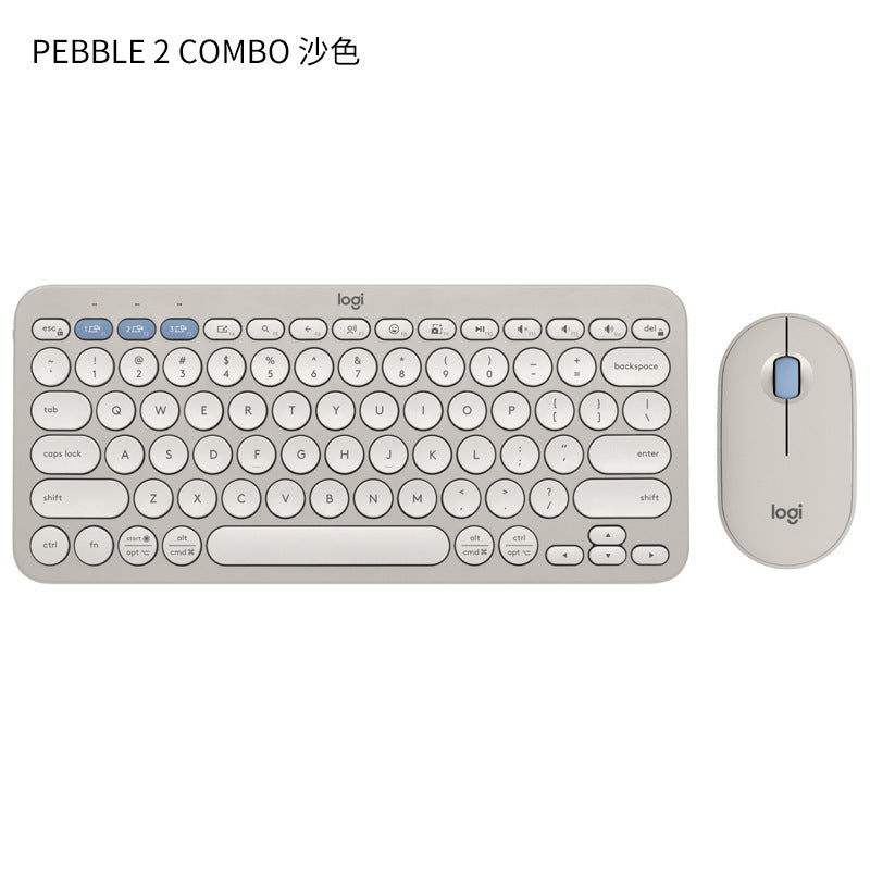 Logitech K380 Mini Bluetooth Wireless Keyboard Tablet Phone Pebble 2 + K390 Set