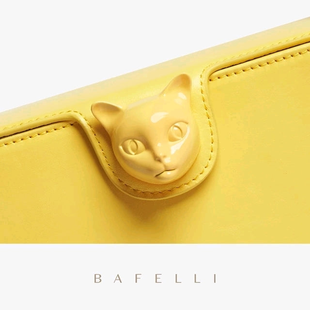 BAFELLI Light Leather Box Handbag