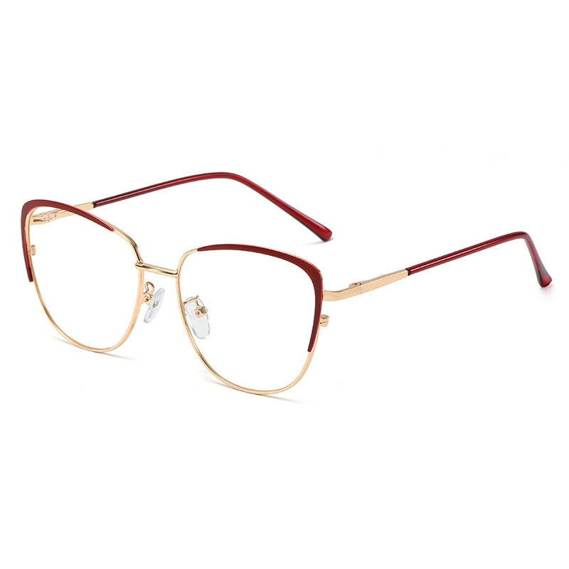 Retro Anti-blue light Metal Glasses
