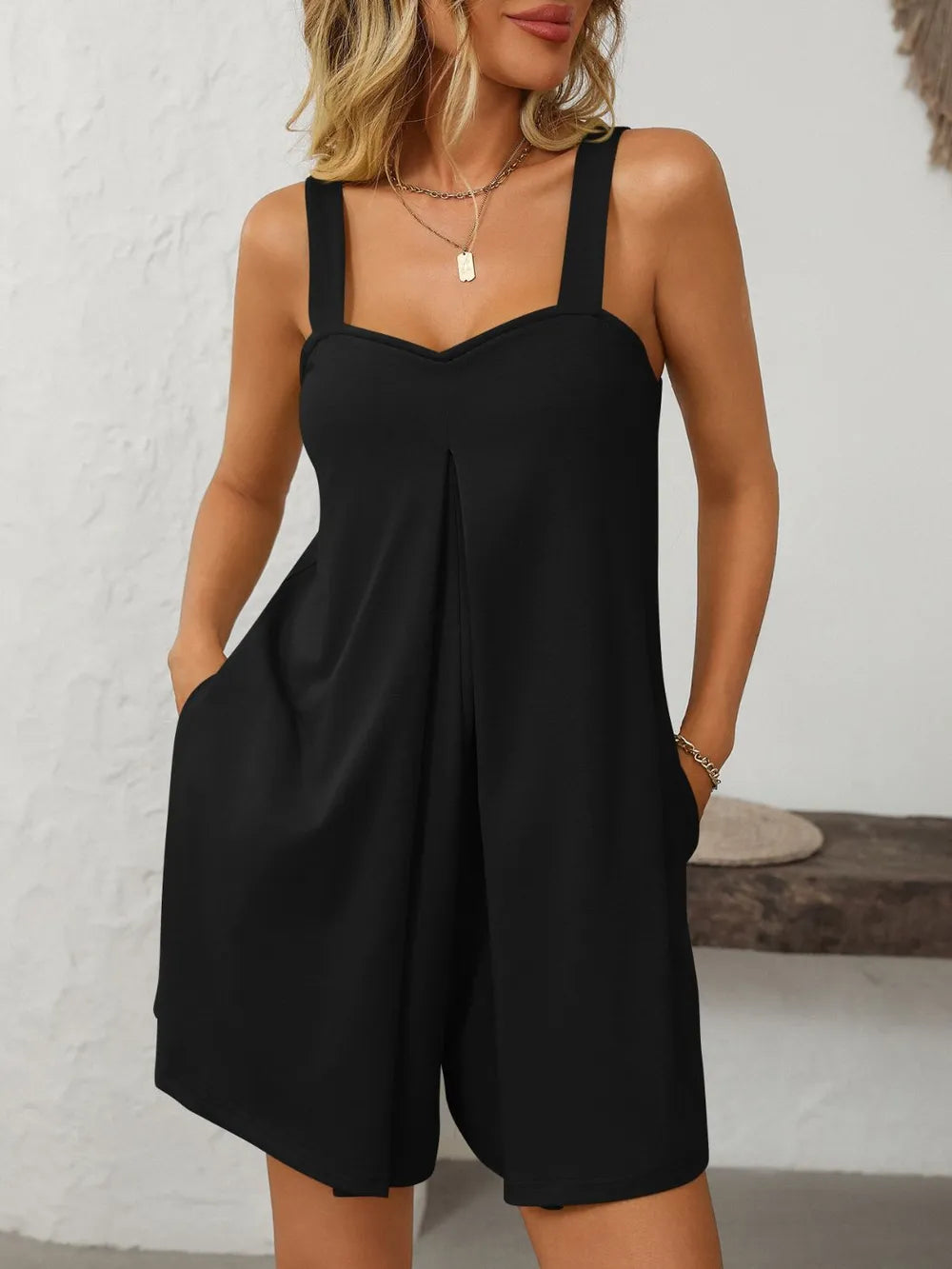 Loose Casual Camisole Jumpsuit