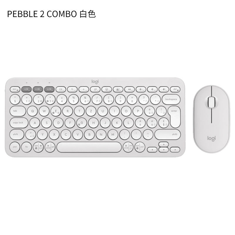 Logitech K380 Mini Bluetooth Wireless Keyboard Tablet Phone Pebble 2 + K390 Set