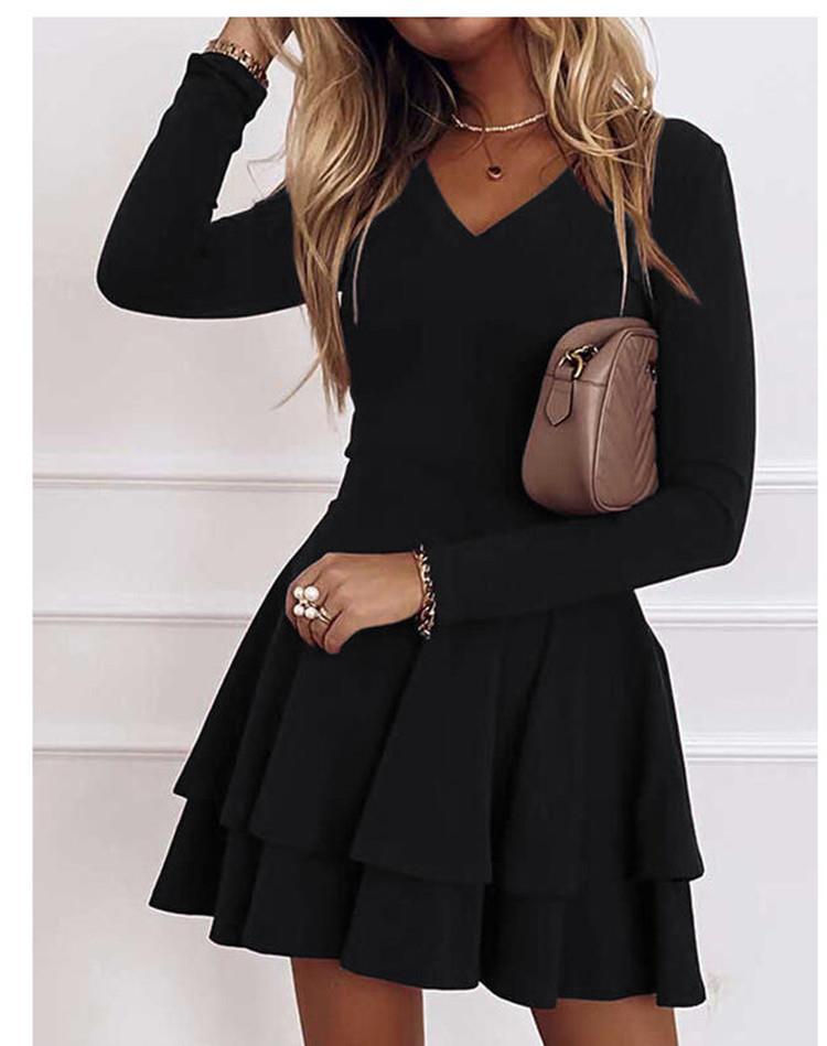 Long Sleeve Cake Dress