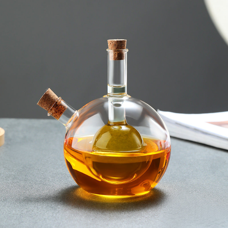 Double-layer 2-in-1 Glass Bottles - Oil, Vinegar, Sauce Bottles