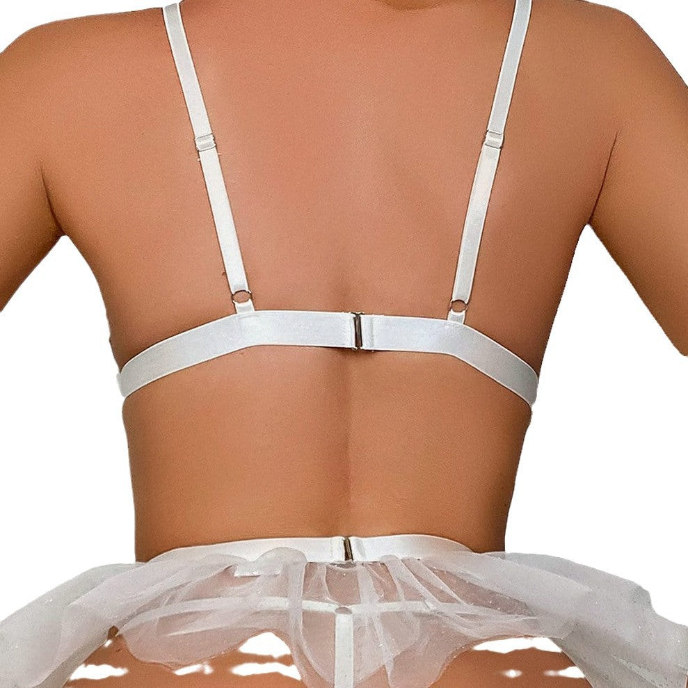Lace Pure Temptation Perspective Bra Panty Set