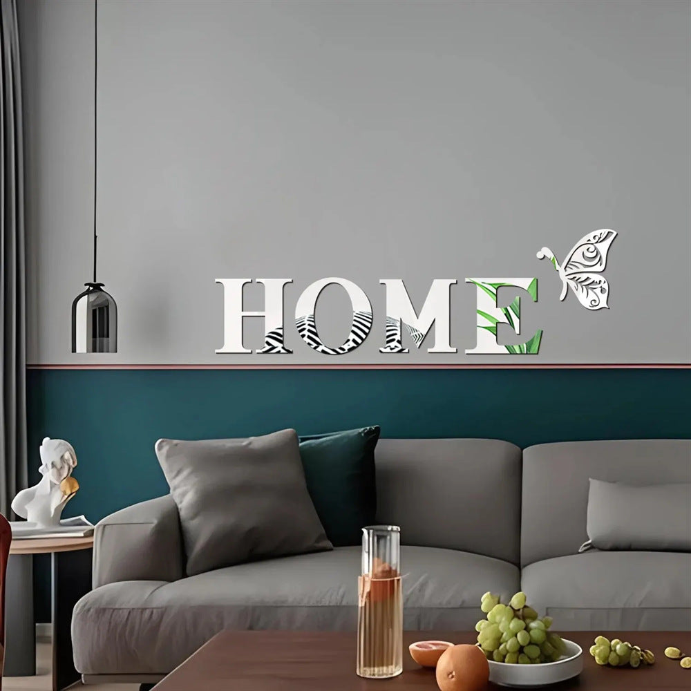 HOMEButterfly Acrylic Mirror Wall Sticker