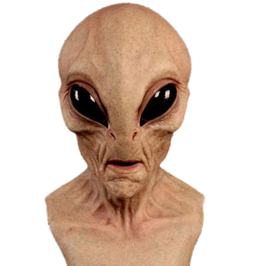 Alien Scary Big Eyes Horror Full Head Latex Mask