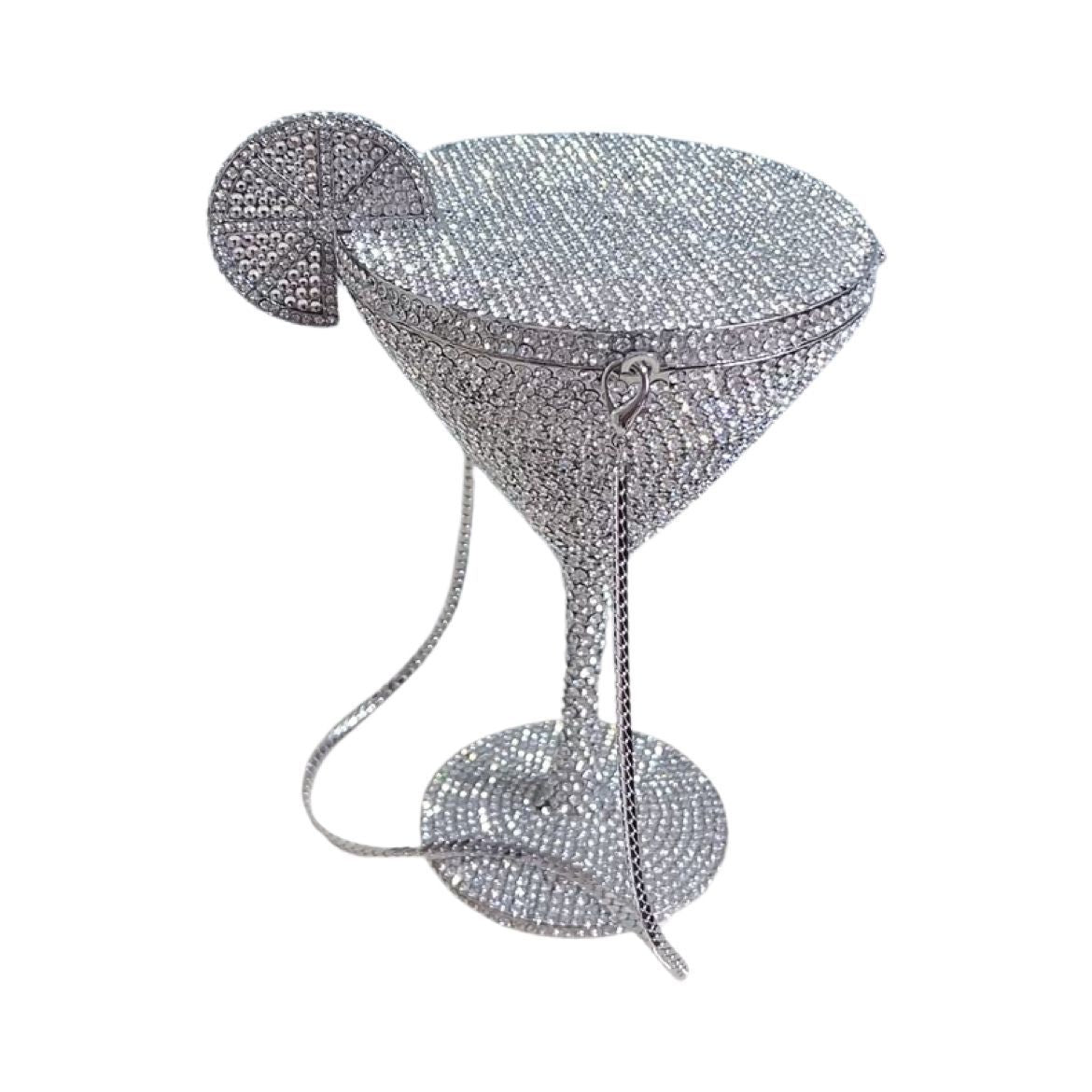 Cocktail Goblet Diamond Clutch