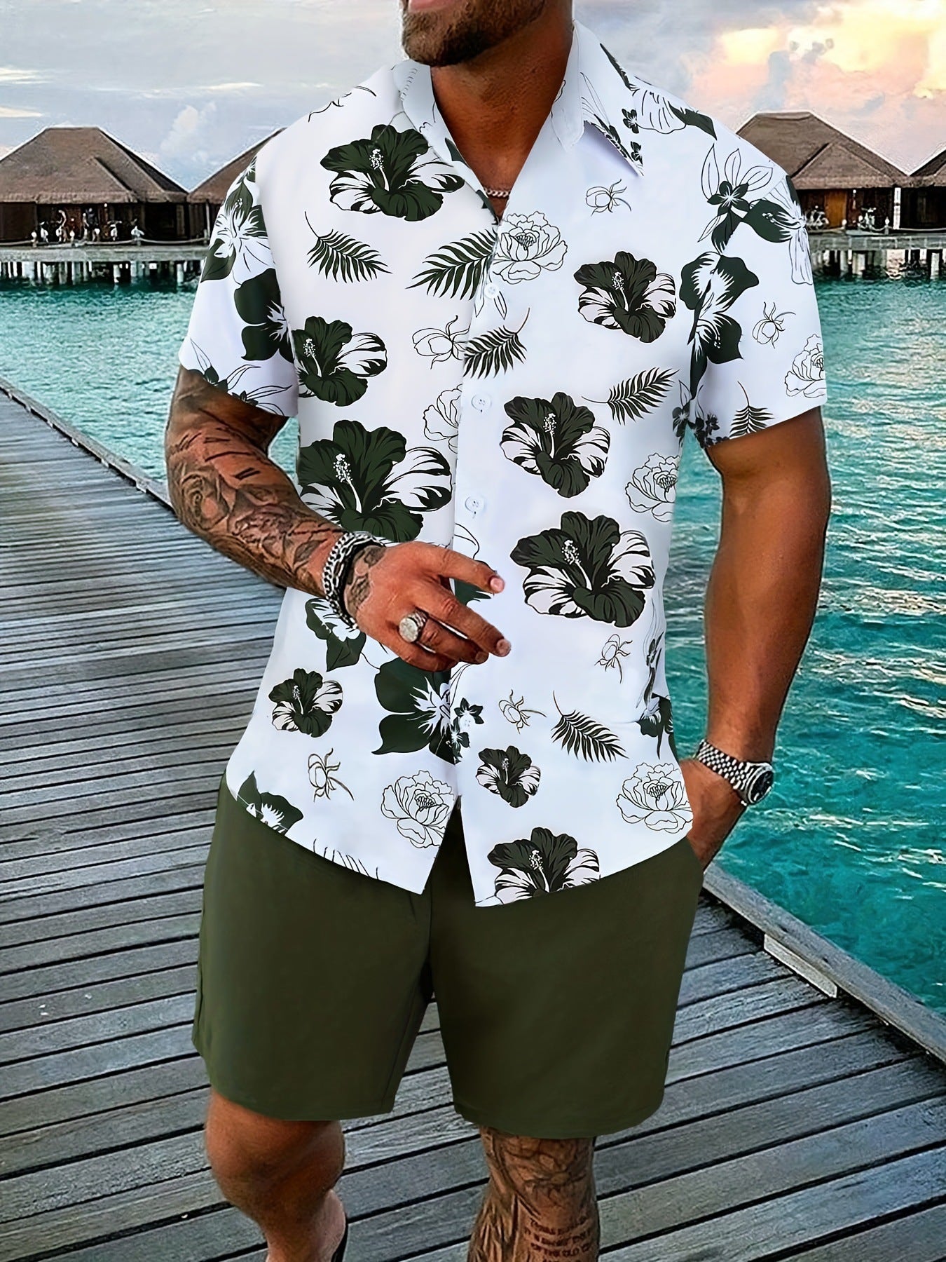 Short-Sleeved Shorts 2-piece Set