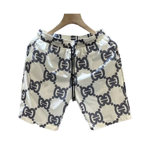 Loose Gucci Print Casual Shorts
