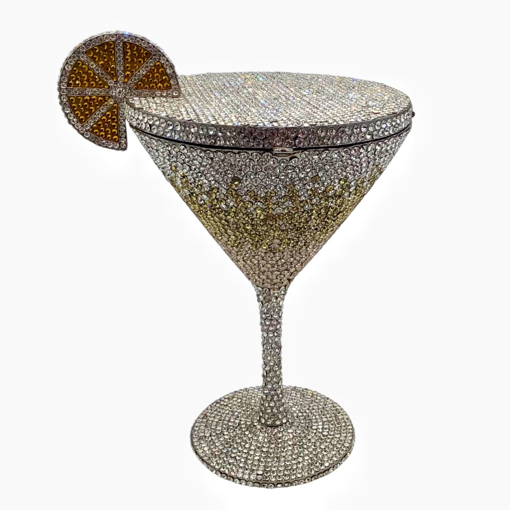 Cocktail Goblet Diamond Clutch