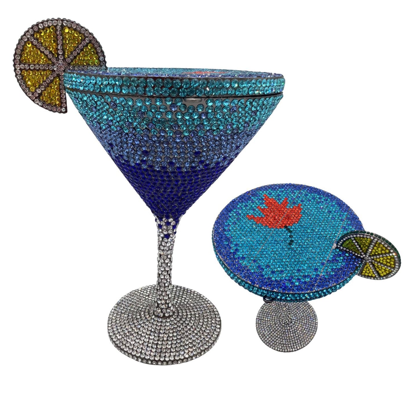 Cocktail Goblet Diamond Clutch