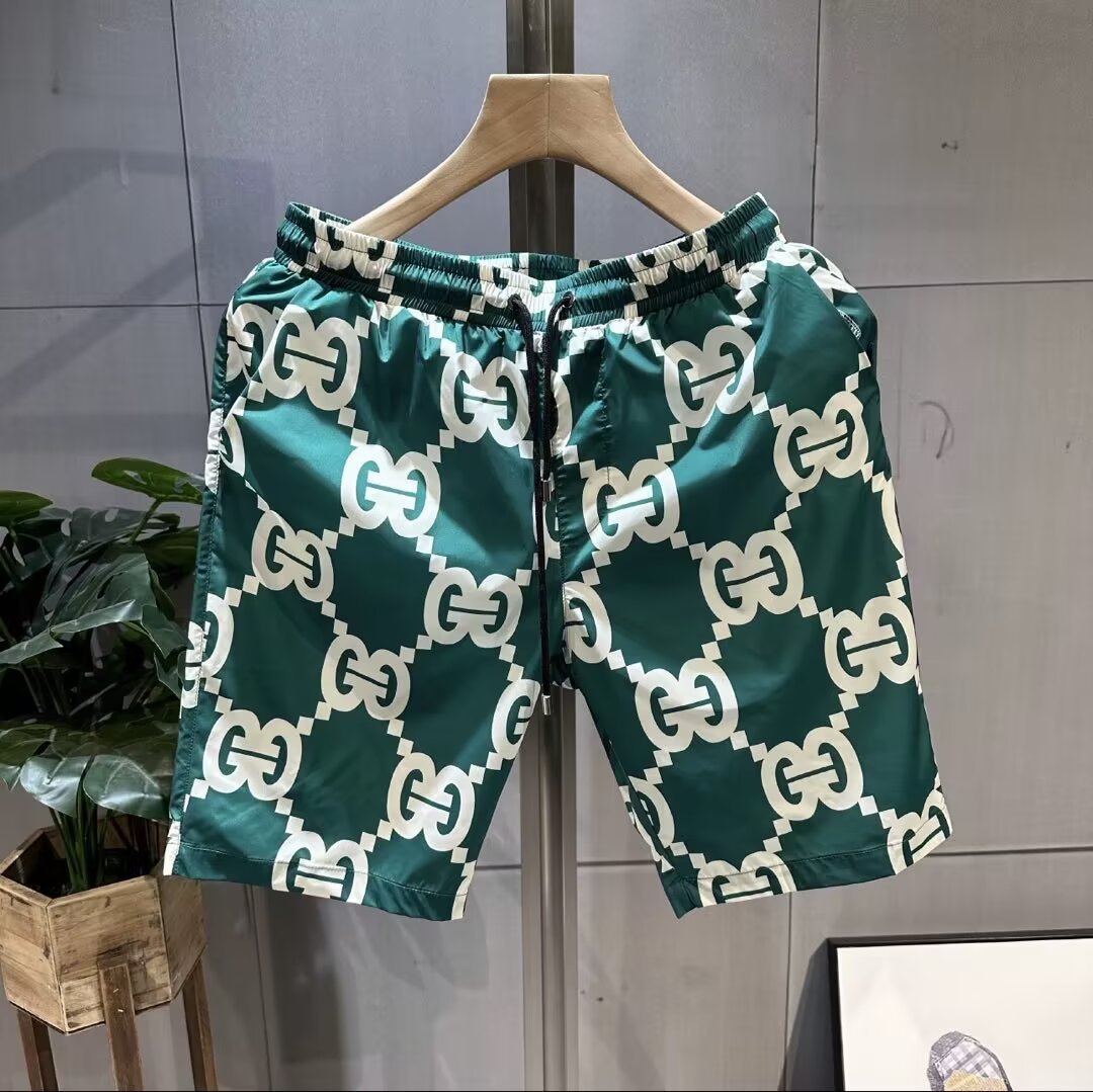 Loose Gucci Print Casual Shorts