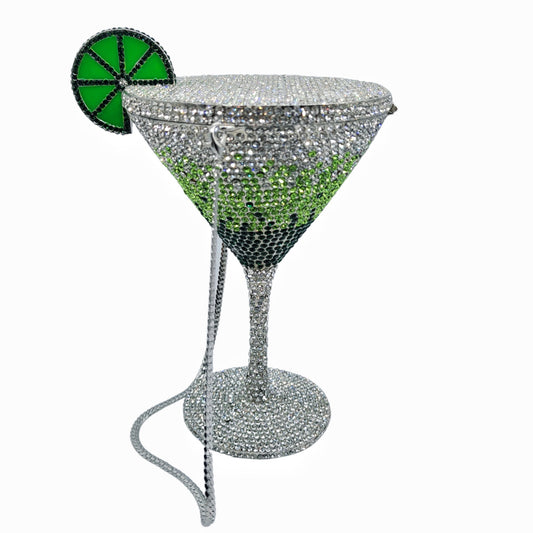 Cocktail Goblet Diamond Clutch