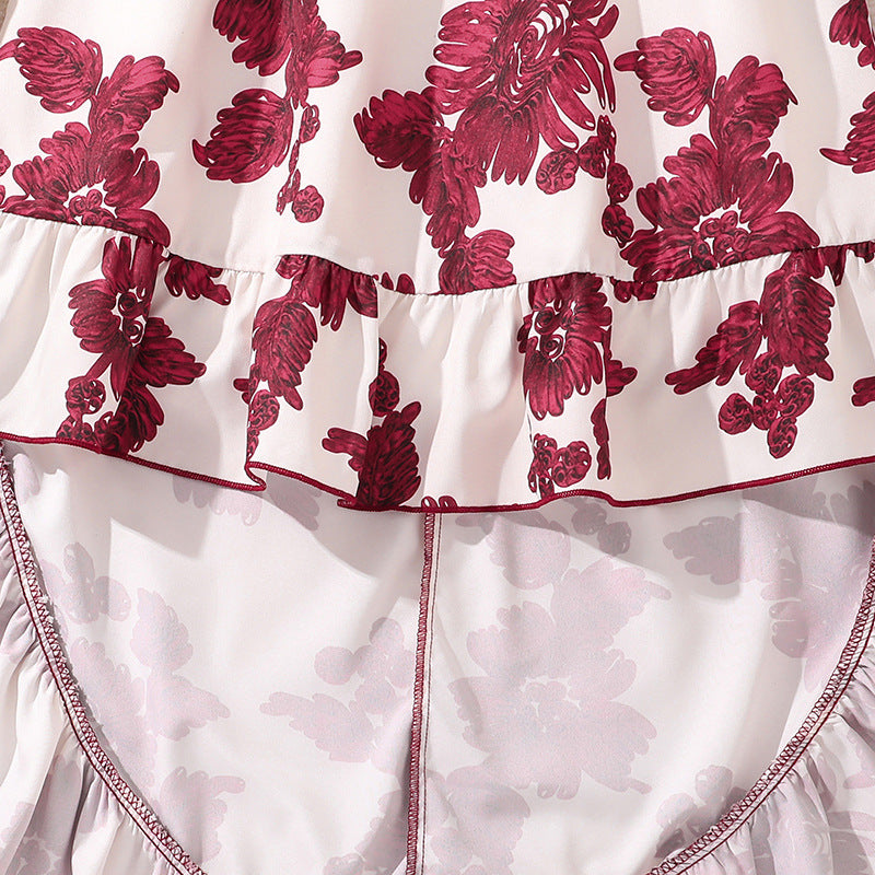 Retro Print Unique Two-piece Set