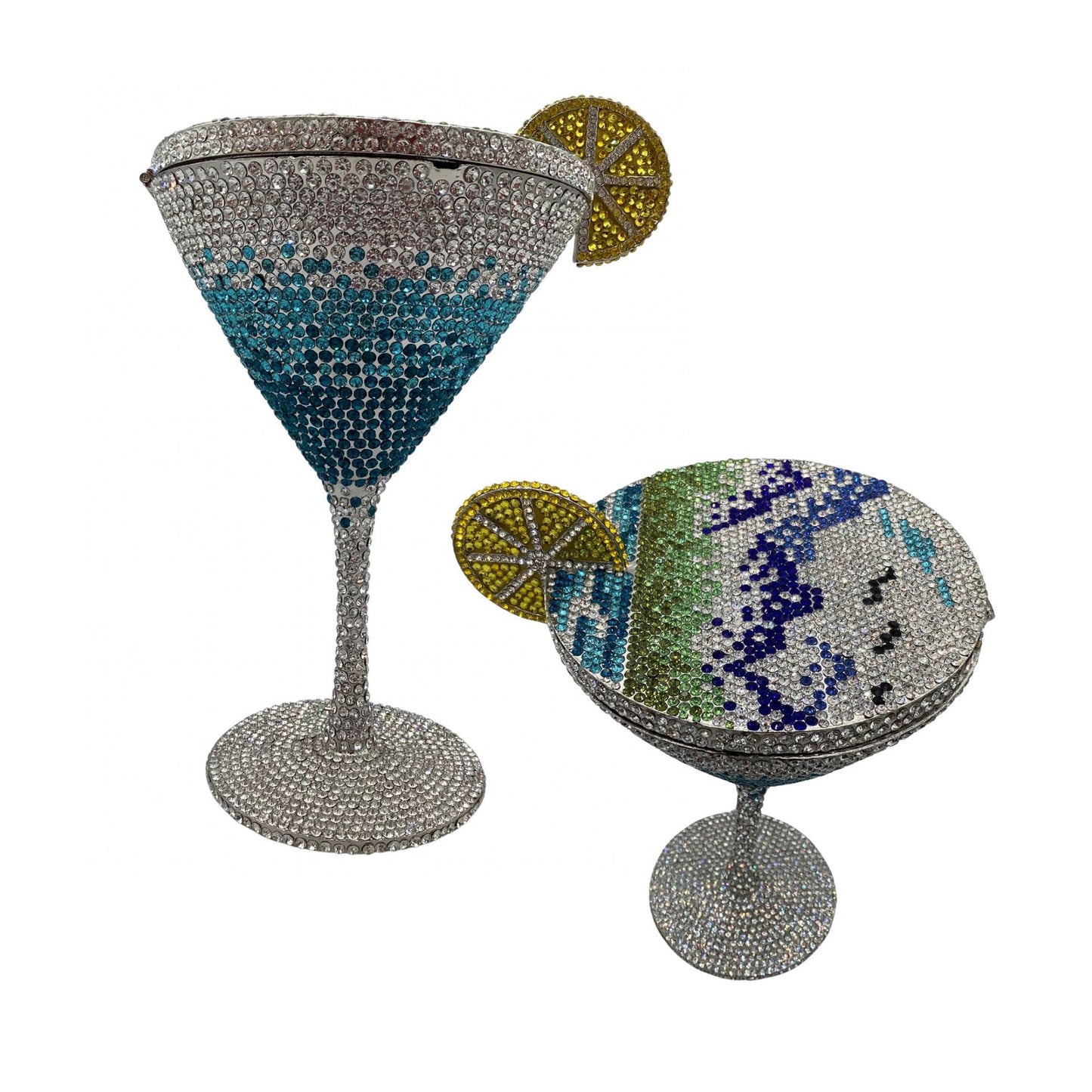 Cocktail Goblet Diamond Clutch