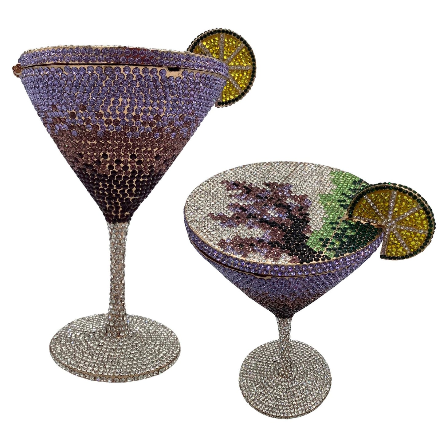Cocktail Goblet Diamond Clutch