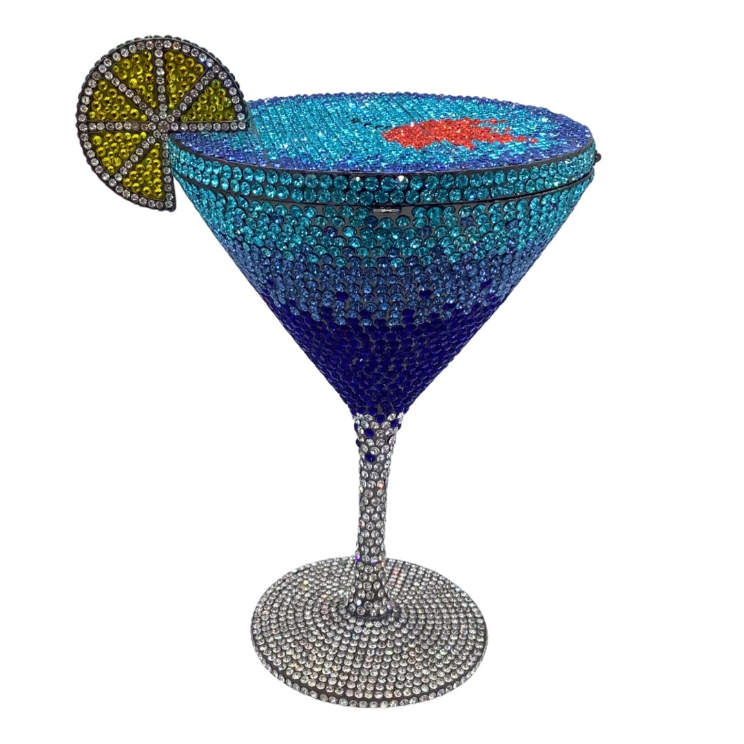 Cocktail Goblet Diamond Clutch