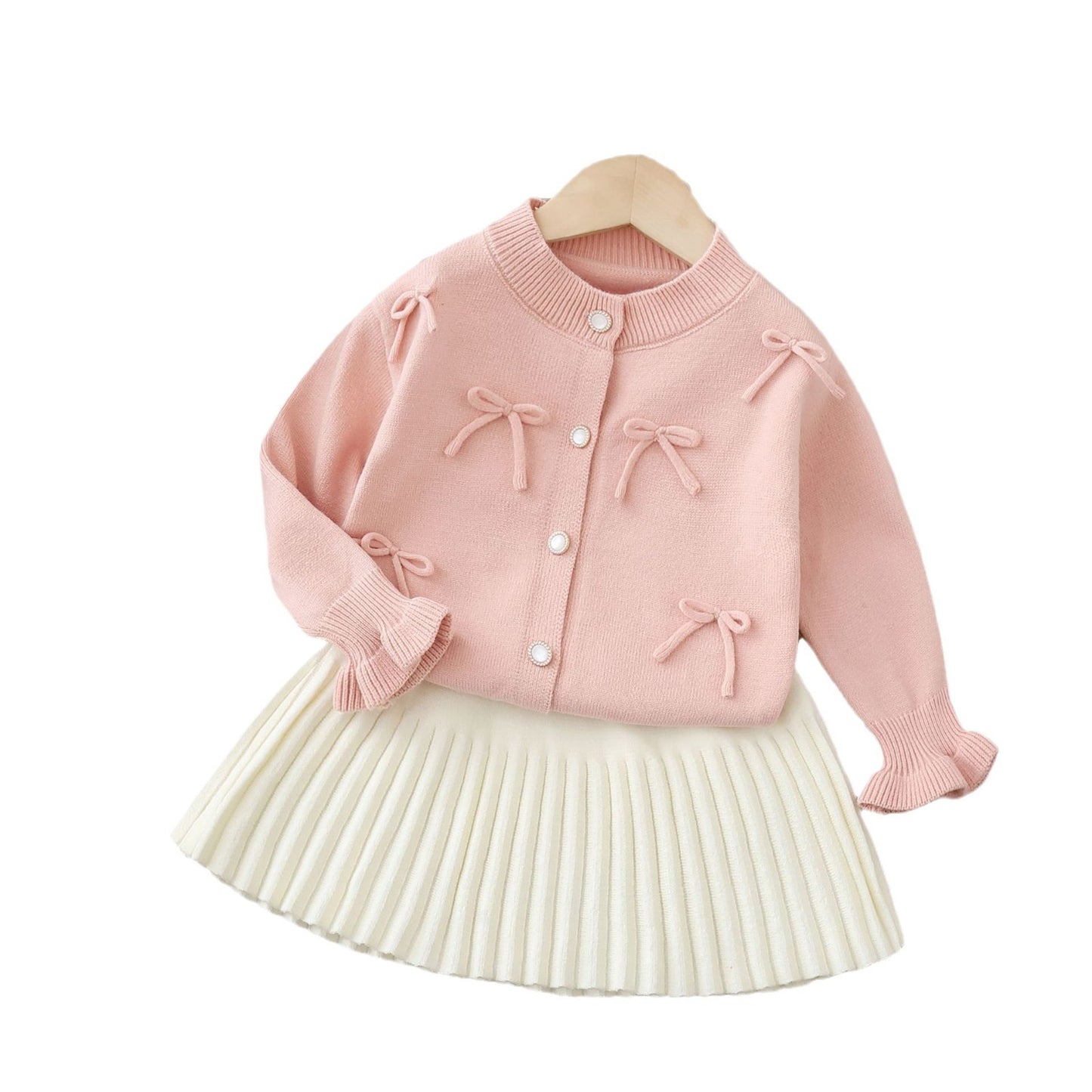 Retro Sweater Skirt Set