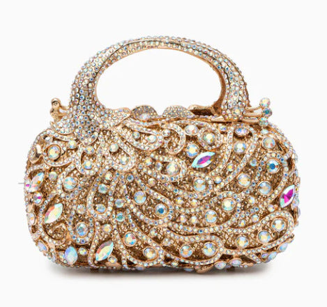 Diamond Rhinestone Evening Clutch