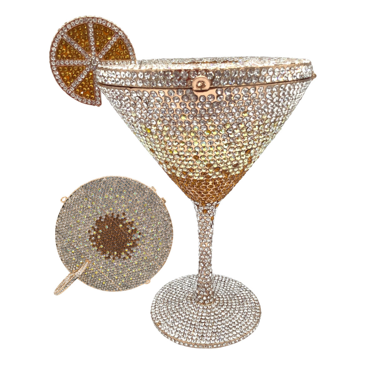Cocktail Goblet Diamond Clutch