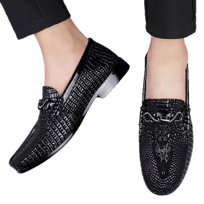 Gommino Cowhide Soft Bottom Leather Loafers