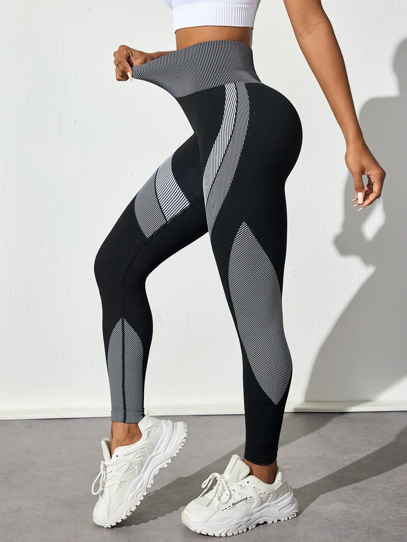 Seamless Yoga Tummy Control High Waist Leggings