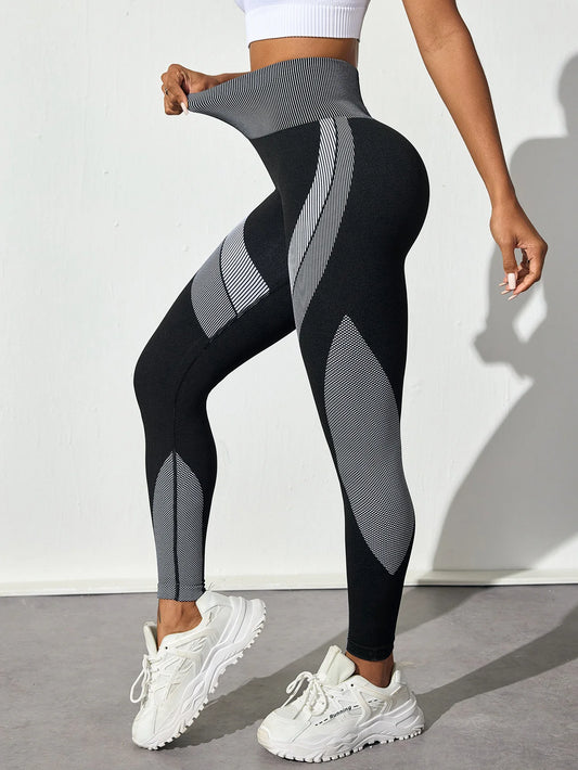 Seamless Yoga Tummy Control High Waist Leggings