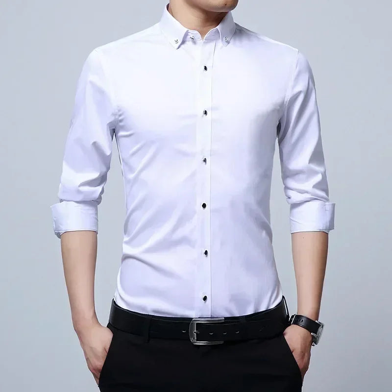 Slim-Fit High-Quality Button Down