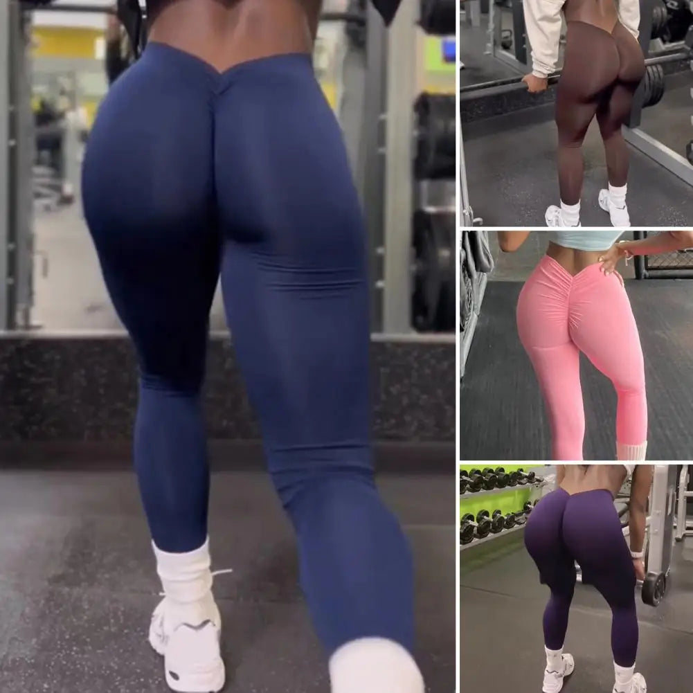 High Waist Stretch Gym Exercise Leggings