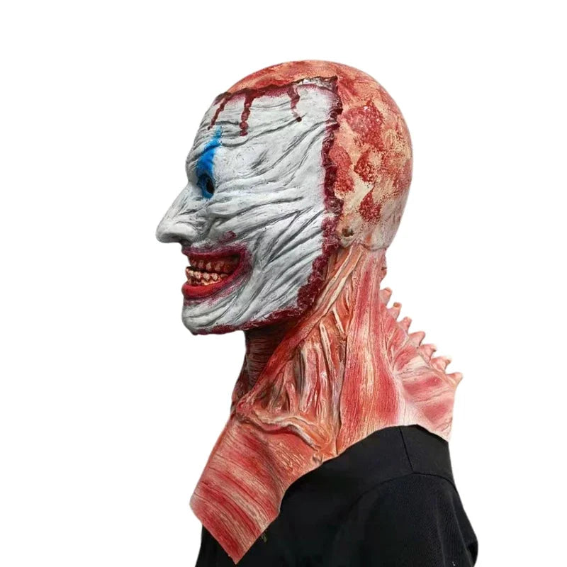 Double-layer Ripped Mask Bloody Horror Skull Latex Mask