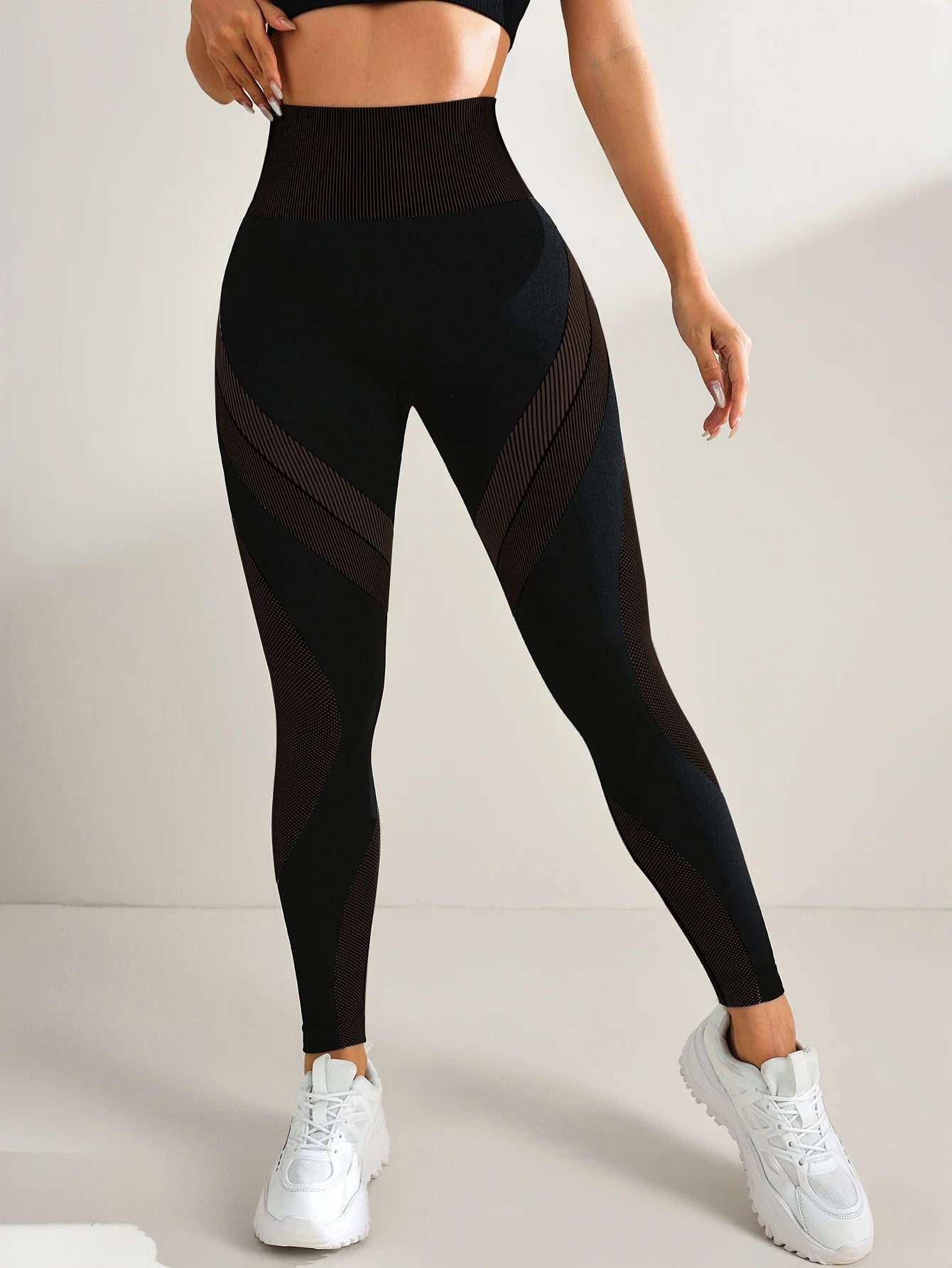 Seamless Yoga Tummy Control High Waist Leggings
