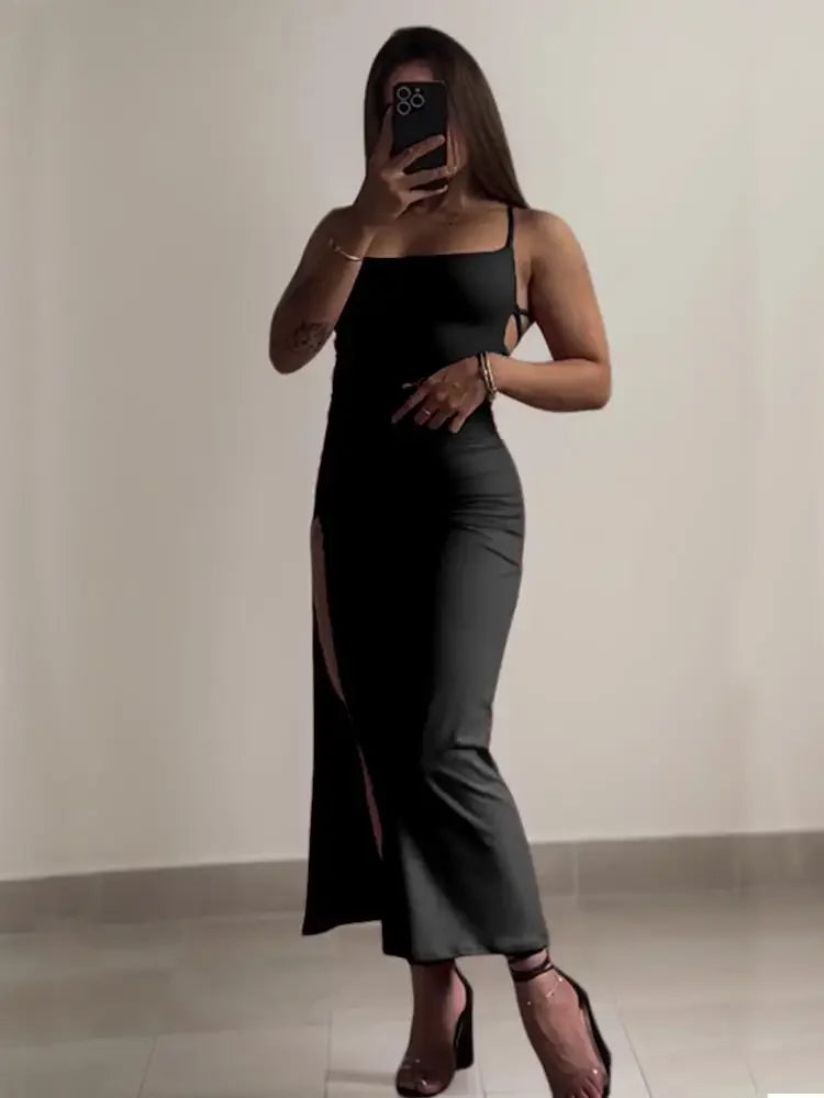 High Sensibility Halter Strap Hip Dress