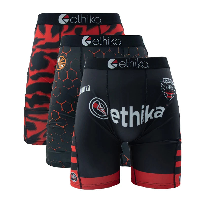 ETHIKA Breathable Boxer Briefs - 3Pcs