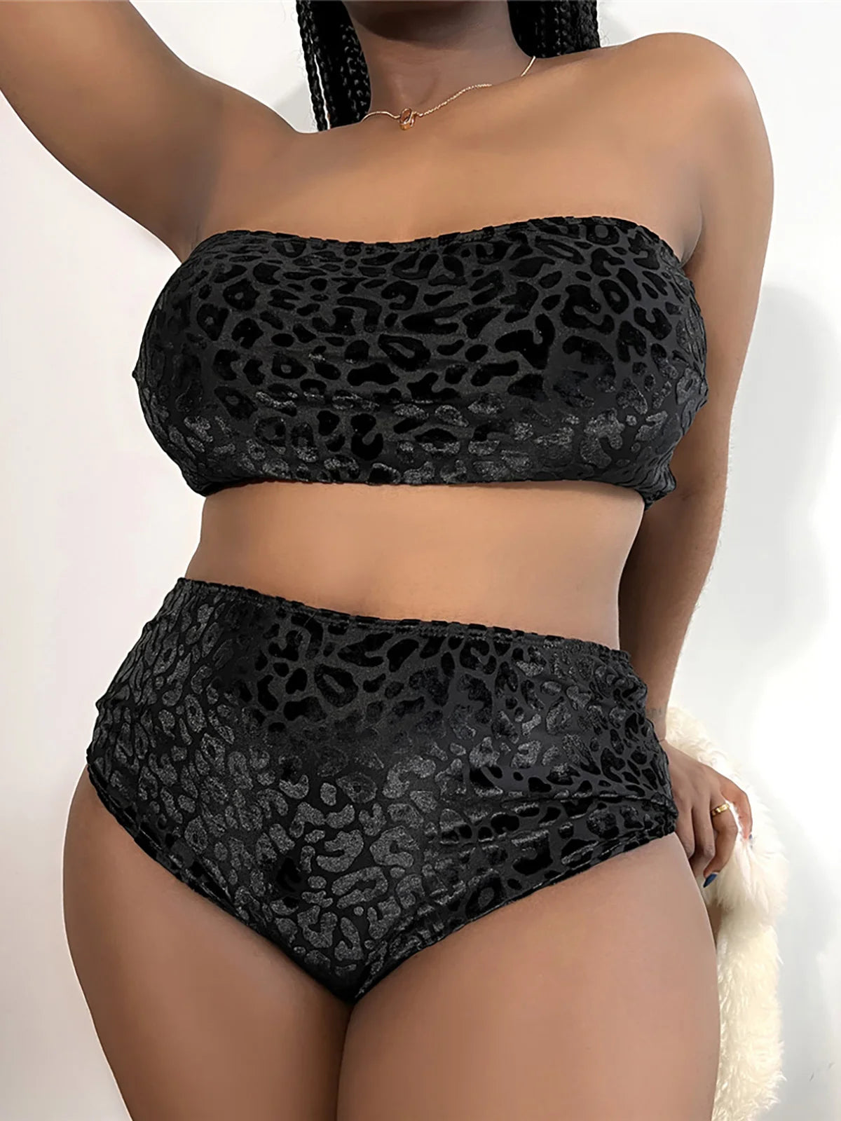 Leopard Two-Piece Bikini - Plus Size