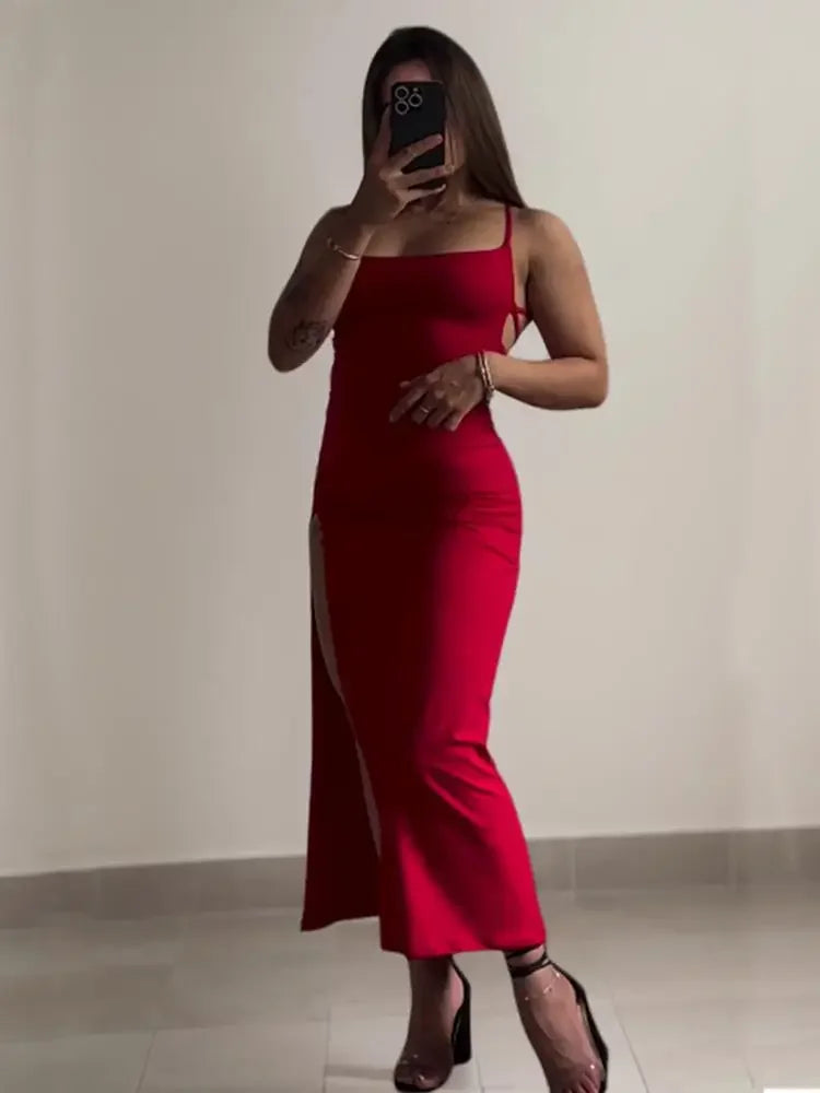 High Sensibility Halter Strap Hip Dress