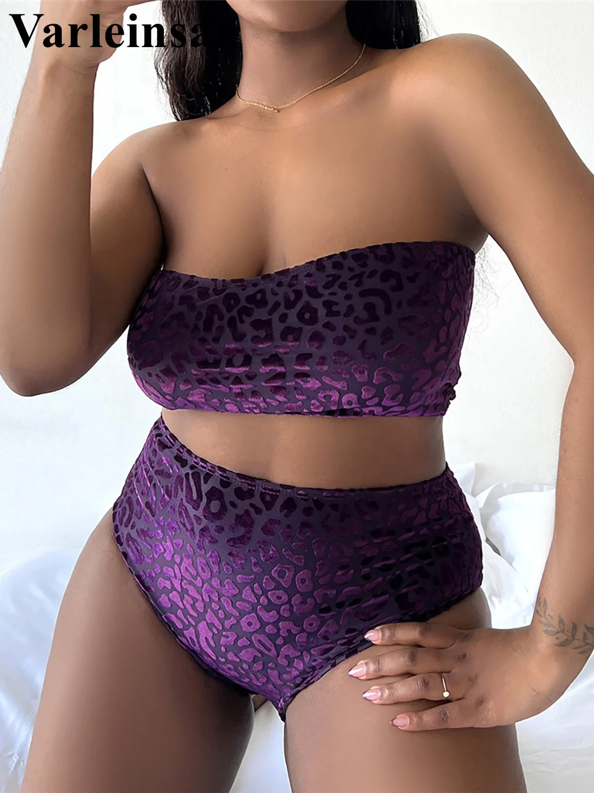 Leopard Two-Piece Bikini - Plus Size