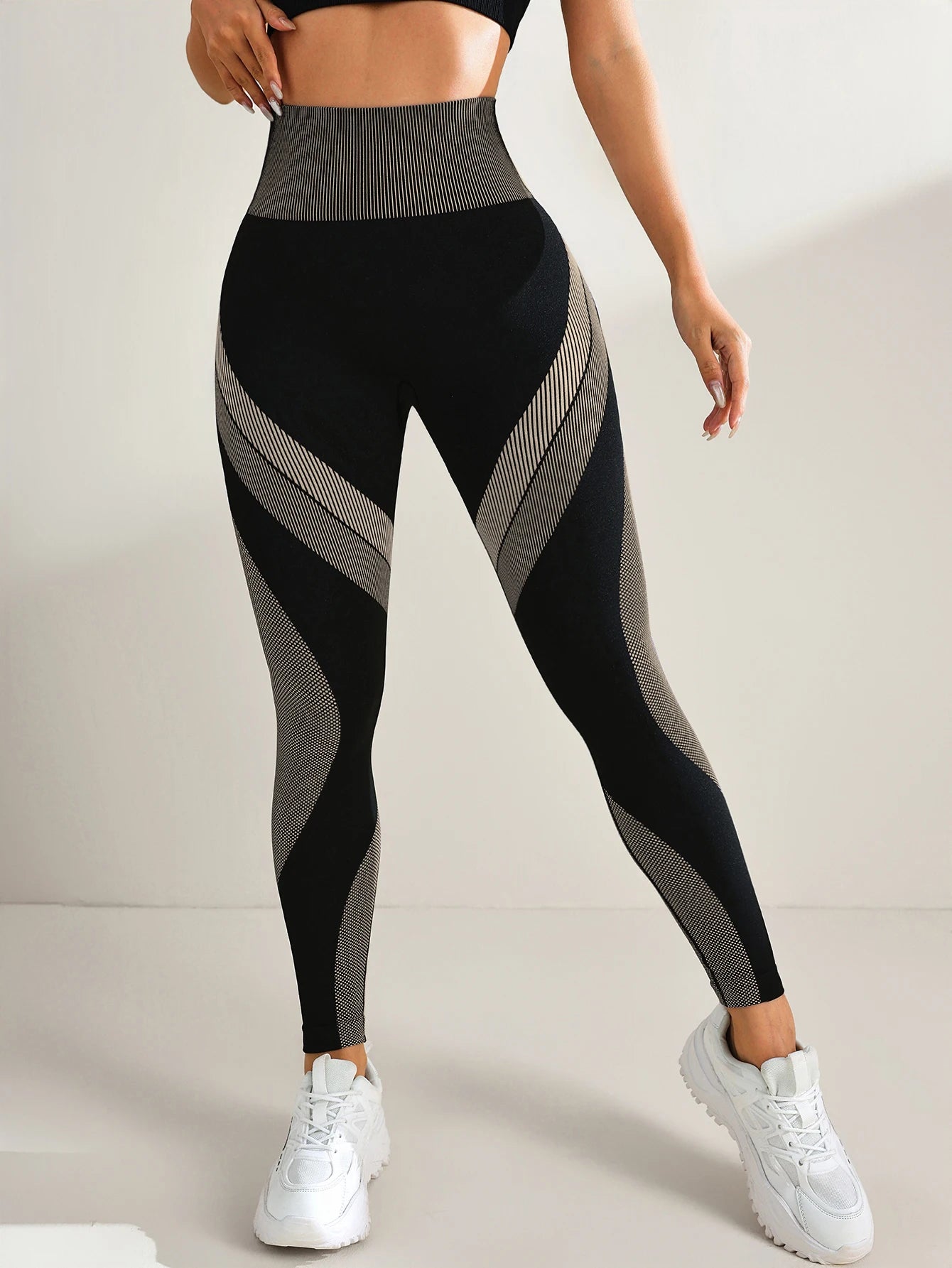 Seamless Yoga Tummy Control High Waist Leggings