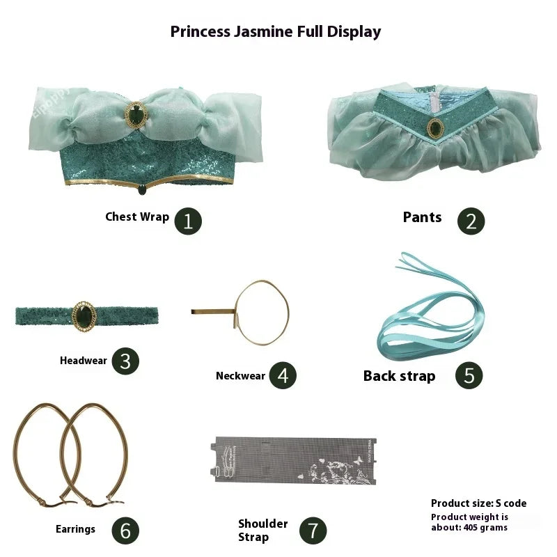 Carnival Jasmine Princess Dress Cosplay Costume