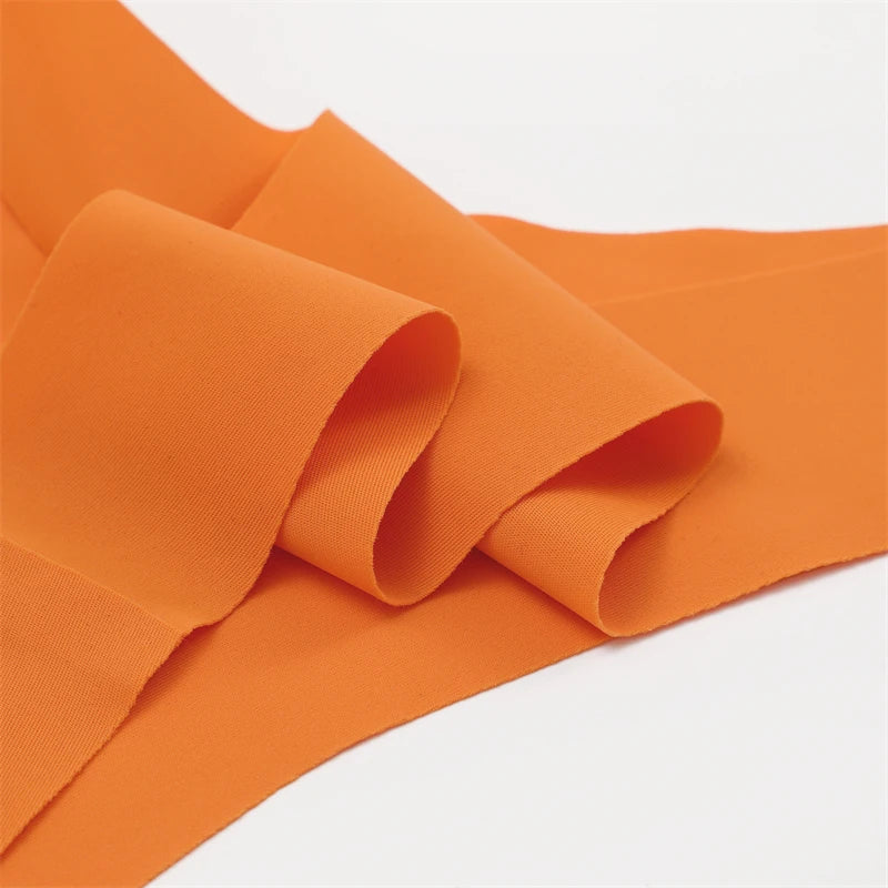 FINETOO Ice Silk Seamless V-Waist Sport Thongs - 6PCS