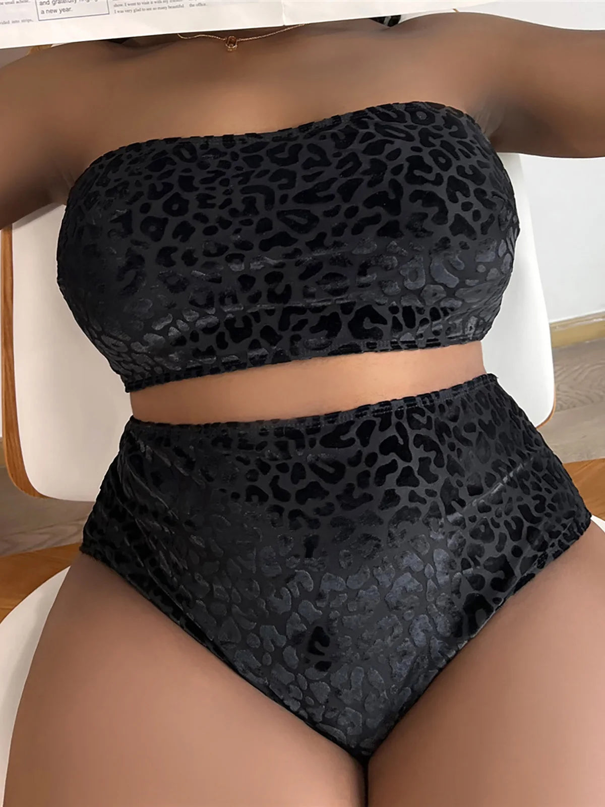 Leopard Two-Piece Bikini - Plus Size