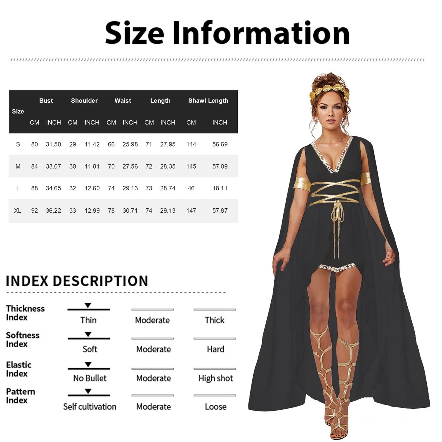 Ancient Greek Goddess Halloween Costume Dress Costume Tunic